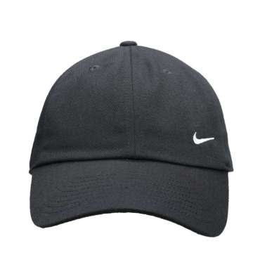 NIKE Unisex Sportswear Club Unstructured Cap Topi Pria / Wanita [FZ5698-010] M/L Black/Sail