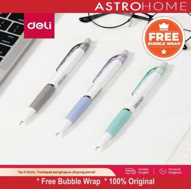 Deli S327 Pensil Mekanik Tip Mechanical Pencil Cetek Propelling Pencil