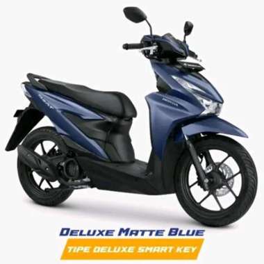 NEW HONDA BEAT SPORTY DELUXE SMART KEY DELUXE MATTE BLUE Sukabumi