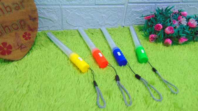 STIK-LAMPU Ecer 1pcs [BISA NYALA!] Stik Lampu Takbiran Konser Glow Stick bisa nyala ada tombol on of