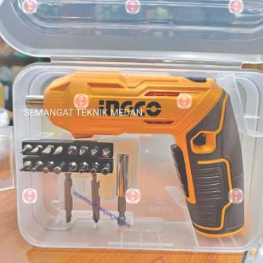 MESIN ECO OBENG SEKRUP CORDLESS BOR CHARGER CAS 4V INGCO 6mm CSDLI0402