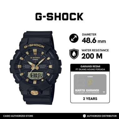 CASIO G-Shock Black GA-810B-1A4DR Analog Digital Jam Tangan Pria Black