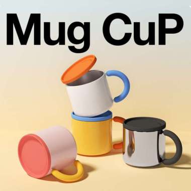 CHAKO LAB Mug Cup 320ml Pink