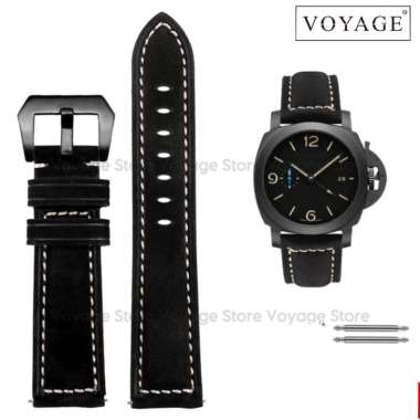 VOYAGE Original Suede Leather kulit Strap jam tangan 20mm 22mm Seiko Samsung Galaxy Active classic 4