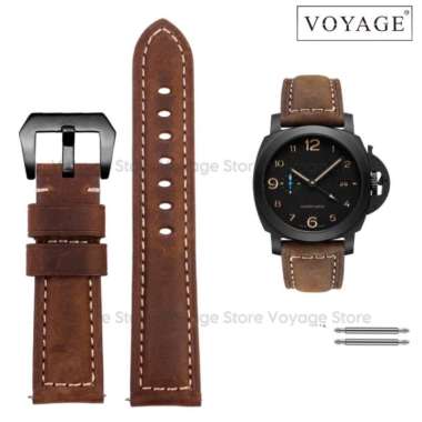 VOYAGE Original Suede Leather kulit Strap jam tangan 20mm 22mm Seiko Samsung Galaxy Active classic 4