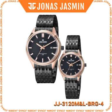 Jam Tangan Couple Analog Jonas Jasmin JJ-3120M/JJ-3120L Original Garansi WANITA BK4