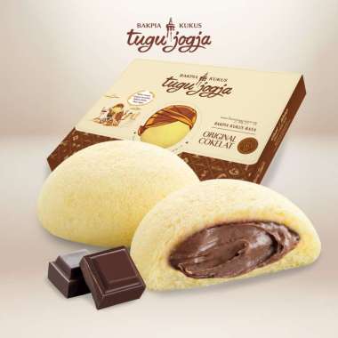 Bakpia Kukus Tugu Jogja Original Cokelat - Isi 6