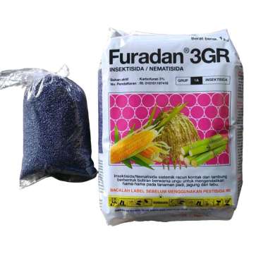 Insektisida FURADAN 3GR Pembasmi Hama Tanaman Repack 250 Gram
