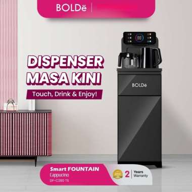 BOLDe Dispenser Smart Fountain Cappucino Galon Bawah Hitam
