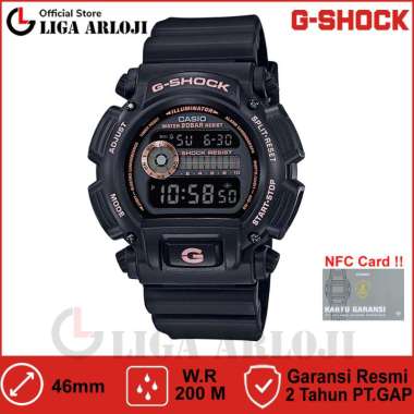 CASIO G-Shock Digital Illuminator Jam Tangan Pria [DW-9052GBX-1A4DR] GSHOCK DW9052 DW9052GBX DW-9052