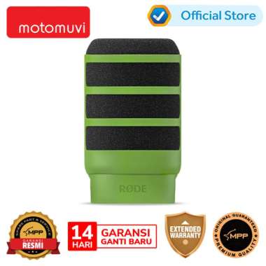 Rode WS14 Pop Filter for PodMic, PodMic USB Mikrofon Hijau
