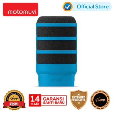 Rode WS14 Pop Filter for PodMic, PodMic USB Mikrofon Biru