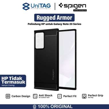 Case Samsung Galaxy Note 20 Ultra Spigen Rugged Armor Silicone Casing Note 20 Ultra