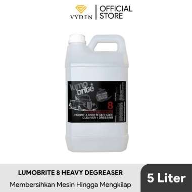 Cairan Pembersih Mesin Motor Mobil LUMOBRITE 8 Heavy Degreaser 5 Liter Pembersih Kerak Karat Mesin B