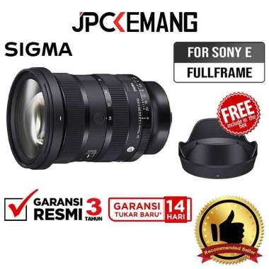 JPC KEMANG Sigma 24-70mm f2.8 for Sony E FullFrame DG DN II Art Sigma 24-70 mm f/2.8 GARANSI RESMI S