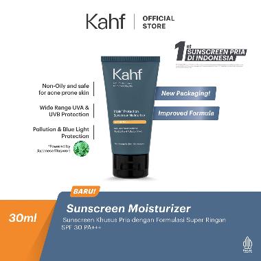 Promo Harga Kahf Triple Protection Sunscreen Moisturizer SPF 30 30 ml - Blibli