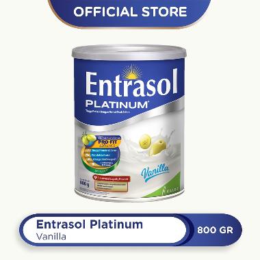 Promo Harga Entrasol Platinum Vanilla 800 gr - Blibli
