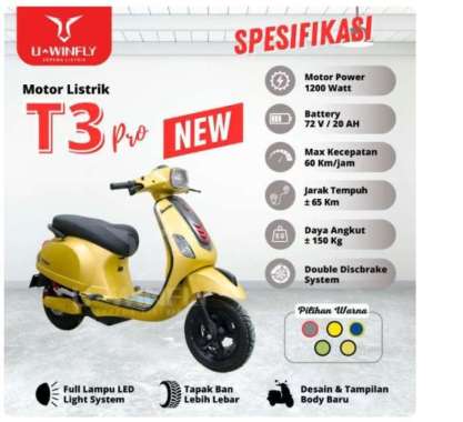 Sepeda Motor Listrik Vespa T3S PRO (OFF THE ROAD) OFF THE ROAD T90