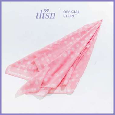 The Little Things She Neeeds - SARA Kerudung Segi Empat Hijab Wanita Square Soft Pink Pink