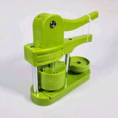 Mesin Press Pin Bros Peniti Bulat Rotating Button Maker ukuran cetak 44mm