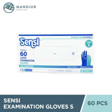 Sensi Latex Examination Gloves Sarung Tangan [Size S]