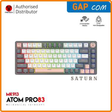 Fantech MK913 Atom PRO83 RGB Stellar 80% Keyboard Wireless Gaming Mechanical Blue Switch MK913 Satur