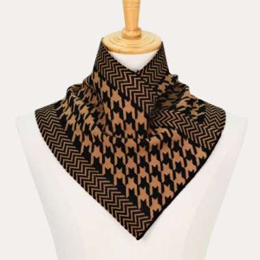Syal Leher Segitiga Pria Wanita / Syal Penghangat Leher Instant / Syal Cowboy Coboy / Scarf Musim Se