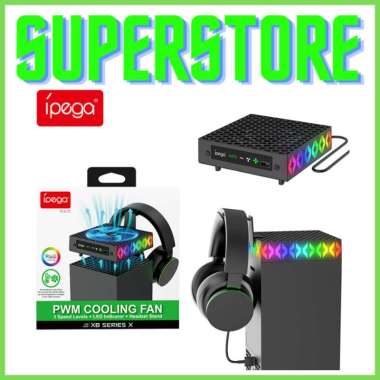 IPEGA Cooling Fan Xbox Series X With RGB Light / Kipas Pendingin