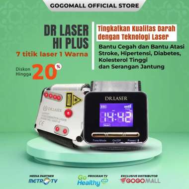 DR LASER HI PLUS OFFICIAL GOGOMALL - TERAPI MEMBANTU MENURUNKAN GULA DARAH