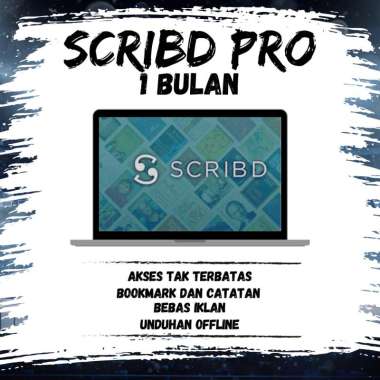 SCRIBD PREMIUM 1 BULAN BERGARANSI AKUN DARI PENJUAL