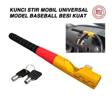 Custom Kunci Stir Konci Setir Pengaman Mobil Model BASEBALL