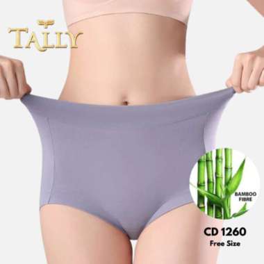 TALLY Celana Dalam Wanita Bahan Katun Bambu fit to L - XL Cd Wanita Basic Super Lembut Pakaian Dalam