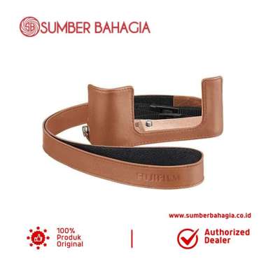 Sumber Bahagia - Fujifilm Leather Case BLC with Shoulder Strap for X-A5 brown
