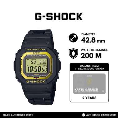 CASIO G-Shock GW-B5600BC-1DR Digital Jam Tangan Pria Black Gold