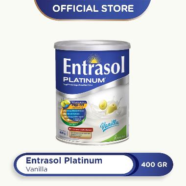 Promo Harga Entrasol Platinum Vanilla 400 gr - Blibli
