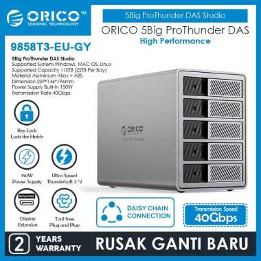 ORICO Big RAID DAS Solution / DAS Studio / ProThunder 2bay 4bay 5bay HDD Enclosure SSD Enclosure - 9