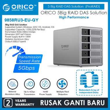 ORICO Big RAID DAS Solution / DAS Studio / ProThunder 2bay 4bay 5bay HDD Enclosure SSD Enclosure - 9