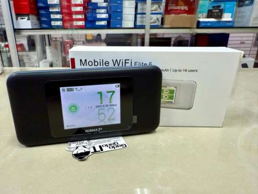 Modem Mifi HUAWEI Elite 6 Wimax 2+ Router Wifi 4G LTE Mobile Wifi Hotspot Unlock Gsm Hitam
