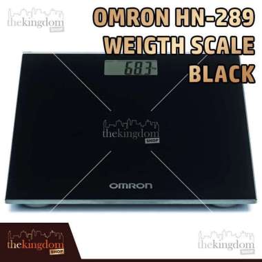 Omron HN 289 Weight Scale Timbangan Alat Ukur Berat Badan Digital Packing Bubble Black