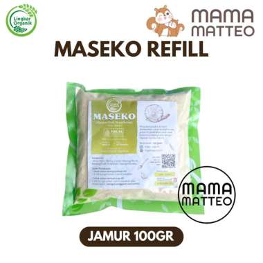 LINGKAR ORGANIK Maseko Kaldu Sehat Non MSG Refill & Botol / Ayam Kampung / Sapi / Jamur / 100GR & 80