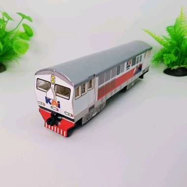 MINIATUR LOKOMOTIF BB 304 PUTIH ORANYE