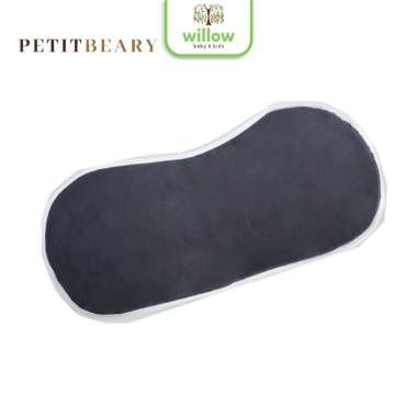 Celemek Bayi - Petitbeary Burpy Bib Charcoal