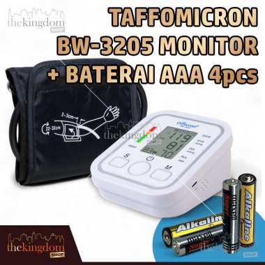 TaffOmicron BW-3205 Tensimeter Digital Blood Pressure Monitor Alat Ukur Tekanan Darah Tensi BPM Taff