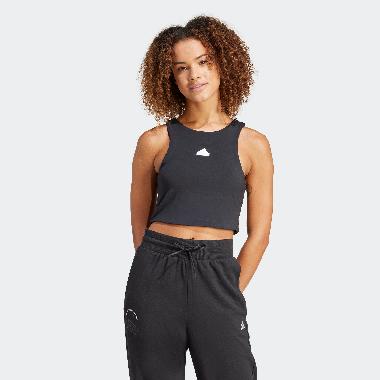 adidas Women Crop Top Crop City Escape Baju Wanita [IQ4828] A/XL Black