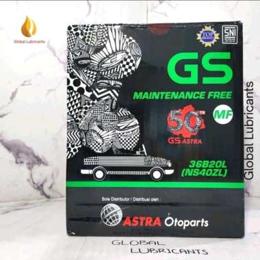 Aki/ Baterai Kering GS ASTRA MF NS40ZL Agya/ Ayla/ Calya/ Sigra/ Sirion/ Ertiga/ Ignis/ Wagon R/ OLD