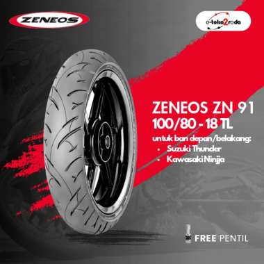 ZENEOS ZN 91 100/80 R18 Ban Motor + Free Pentil