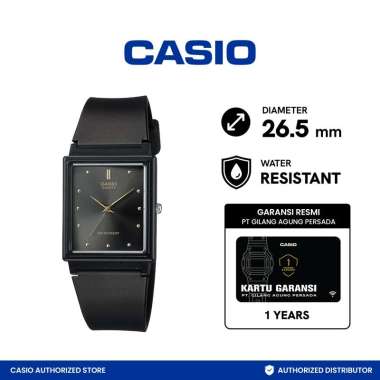 CASIO MQ-38-1ADF General Jam Tangan Wanita - Black Black