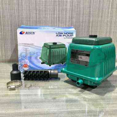 RESUN LP200 LOW NOISE AIR PUMP POMPA GELEMBUNG UDARA AERATOR AQUARIUM KOLAM