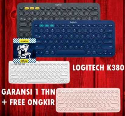 Logitech K380 Bluetooth Keyboard K380S Hitam