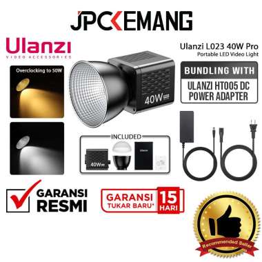 JPC KEMANG Ulanzi L024 RGB / L023 Pro Bi Color 40W Portable LED Video Light Studio Lighting 40 W L 0
